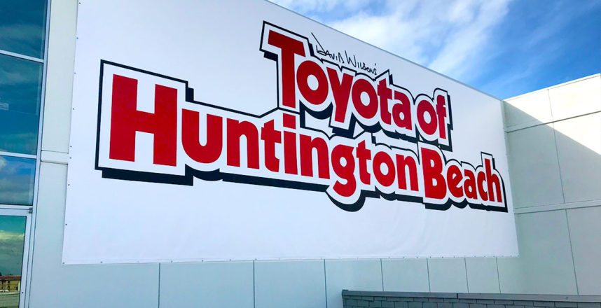 Toyota Of Huntington Beach Large Exterior Signage