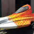drag race boat wrap