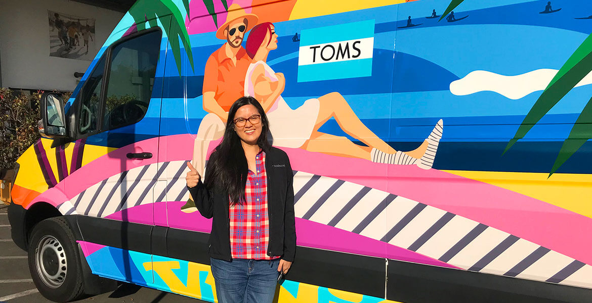 TOMS Sprinter Van Full Vinyl Wrap