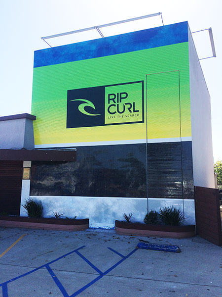 Large Wall Graphic For Rip Curl in Hermosa Beach