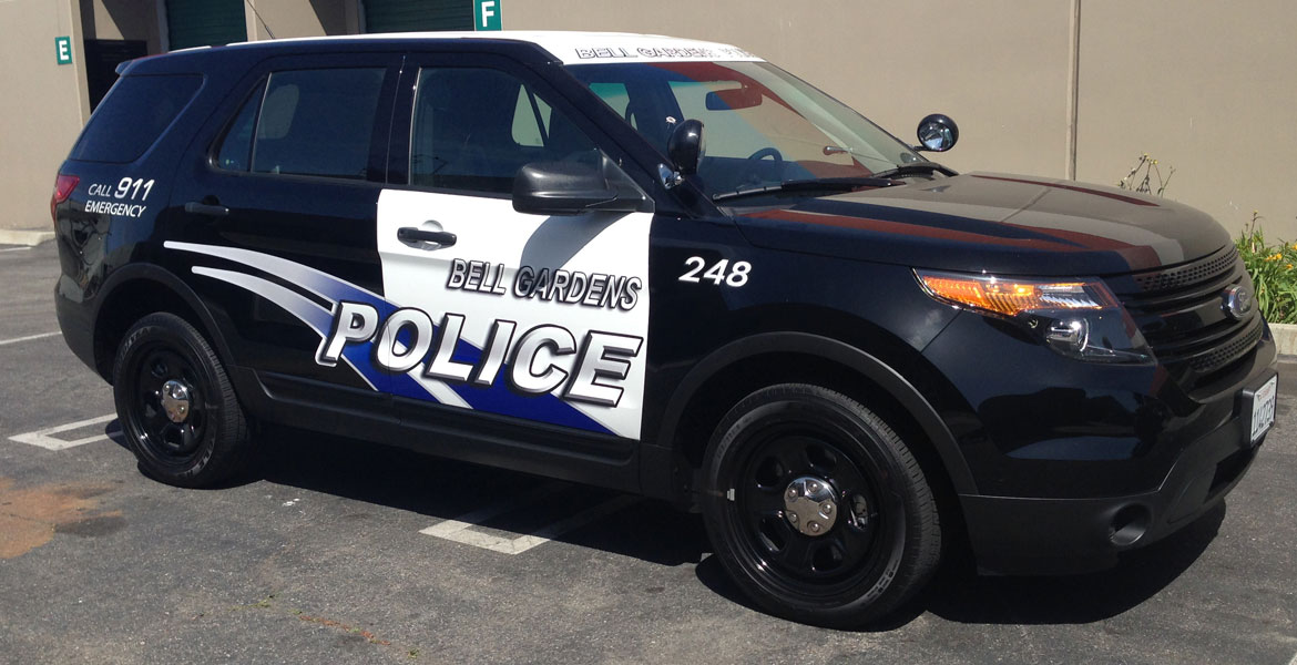 New Graphics for Bell Gardens Police Dept
