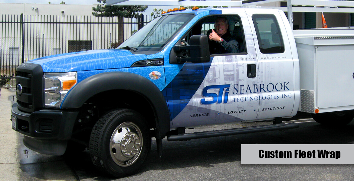TRUCK WRAPS FOR SEABROOK TECH