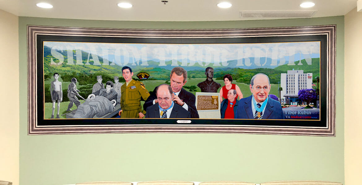 On The Wall Mural at Veterans Center