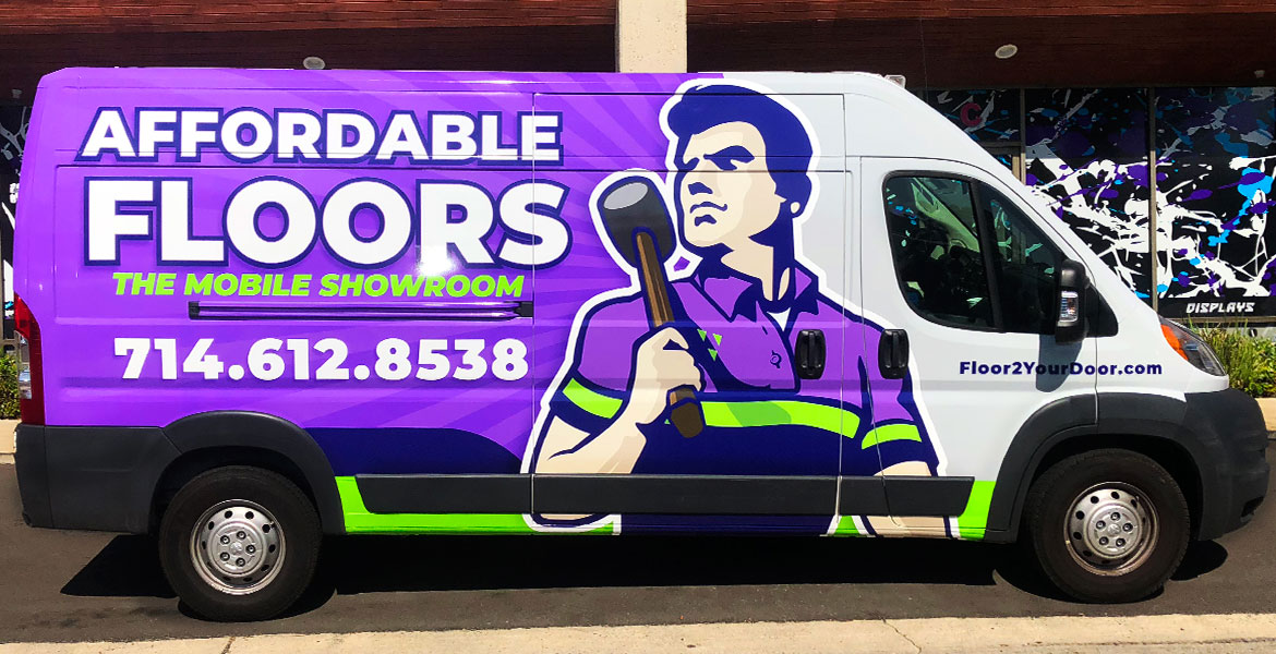 New Van Wrap for Affordable Floors