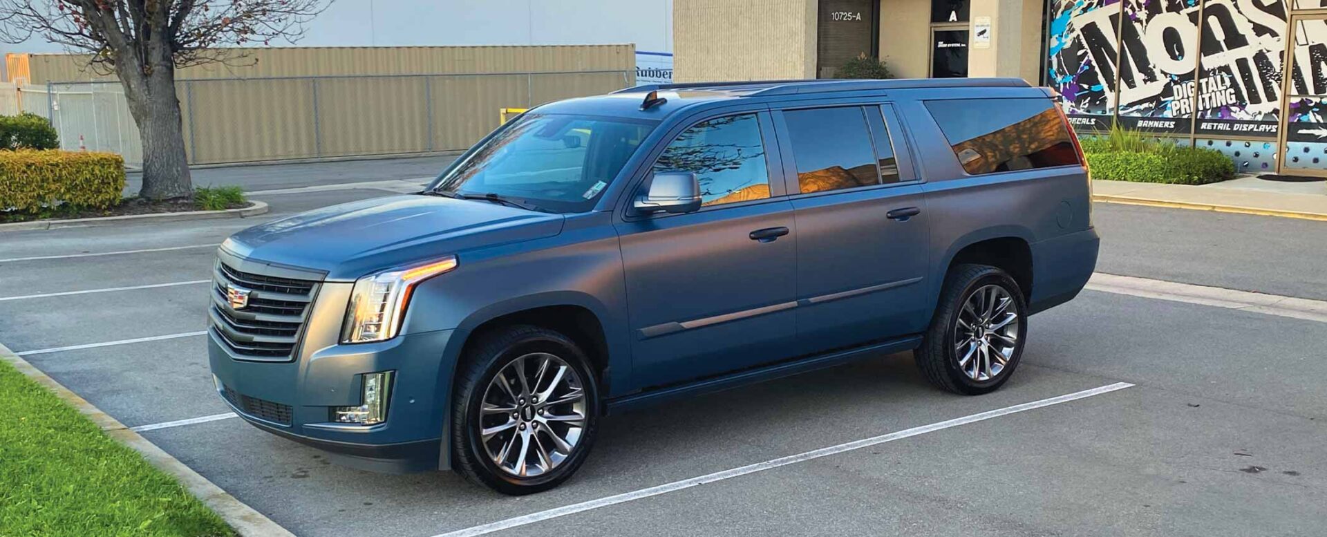 Color change vehicle wrap
