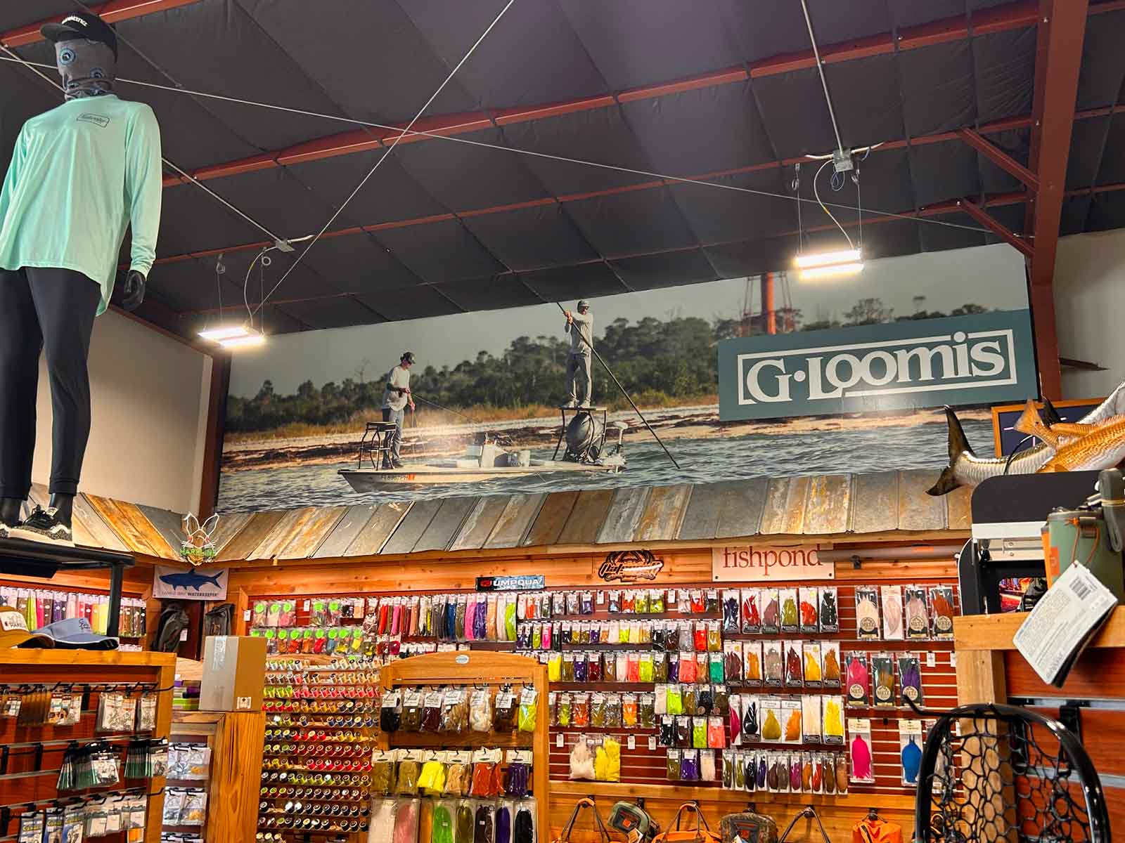 Custom Retail Store Wall Graphics for Shimano Fishing 2 Eyecatching Wall Graphics