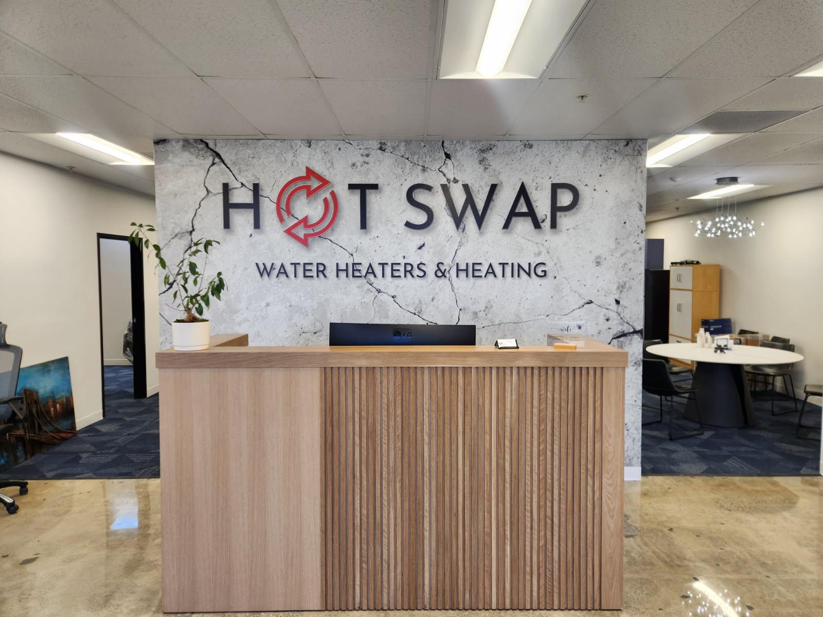 Faux Marble Wall Graphics for Hot Swap in Fountain Valley, CA