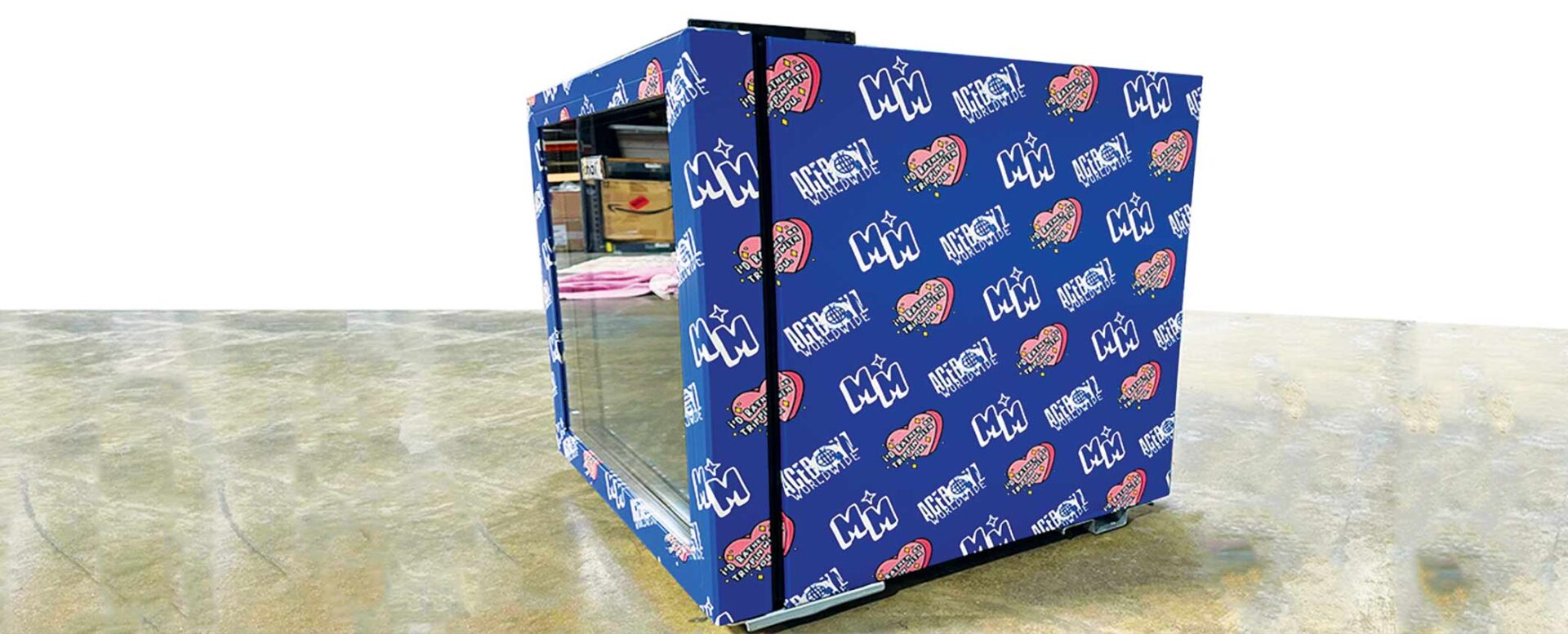 Fridge vinyl wrap