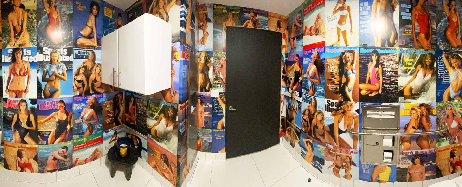Interior wall vinyl wrap