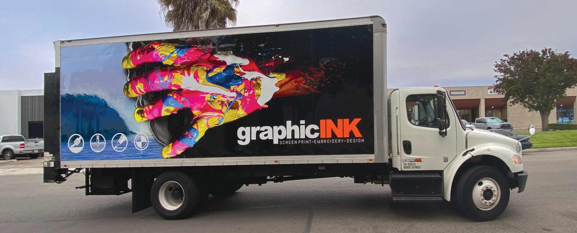 Vibrant Box Truck Wrap