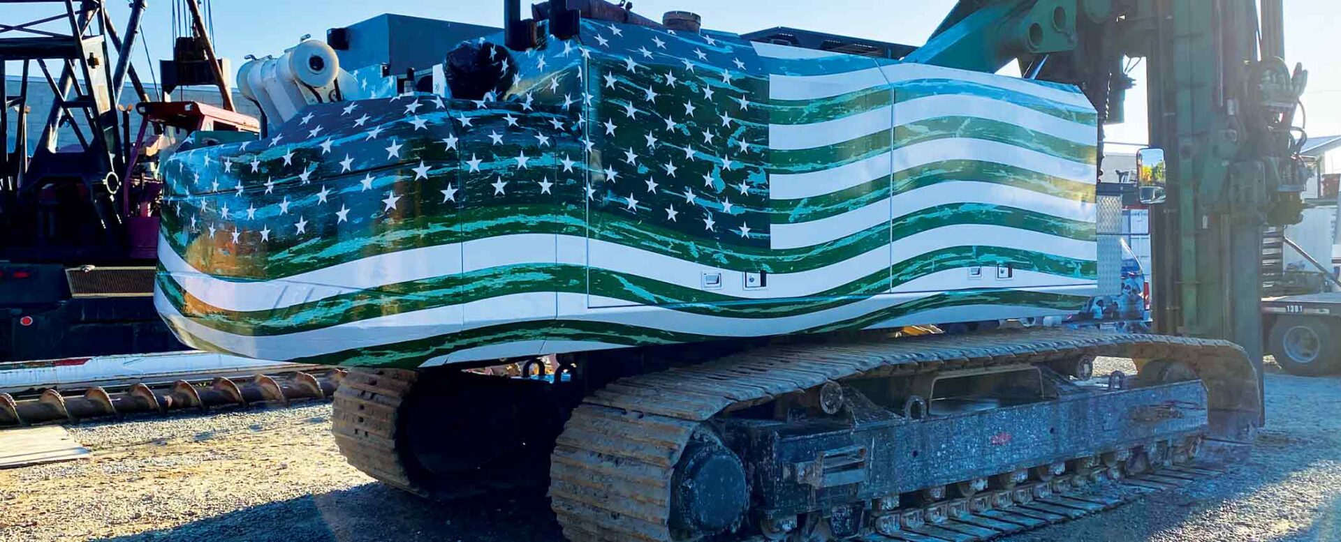 Large vehicle vinyl wraps