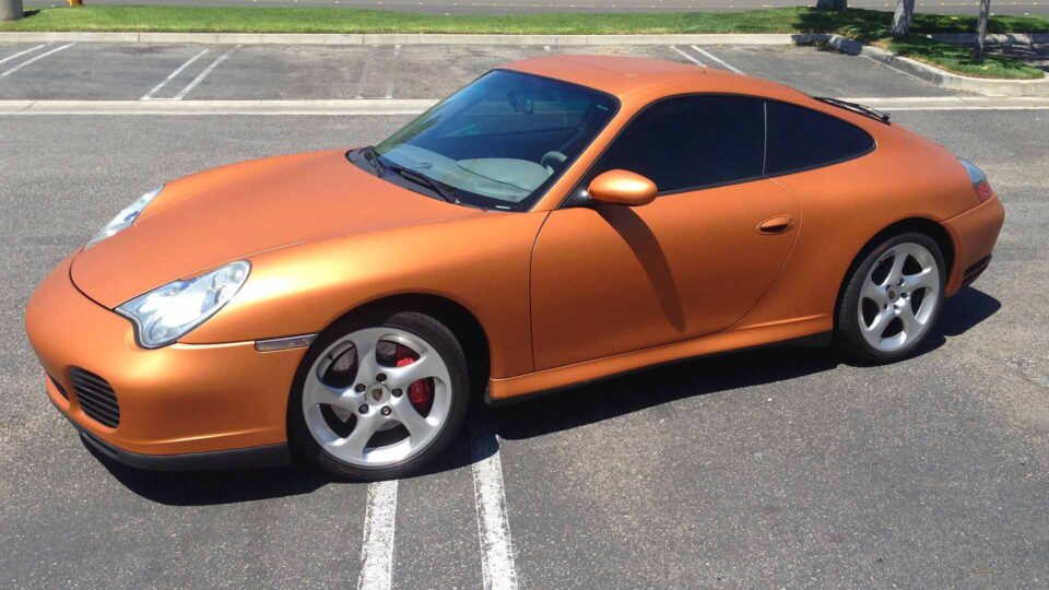 Porsche Carrera Matte Copper Full Color Change Vehicle Wrap