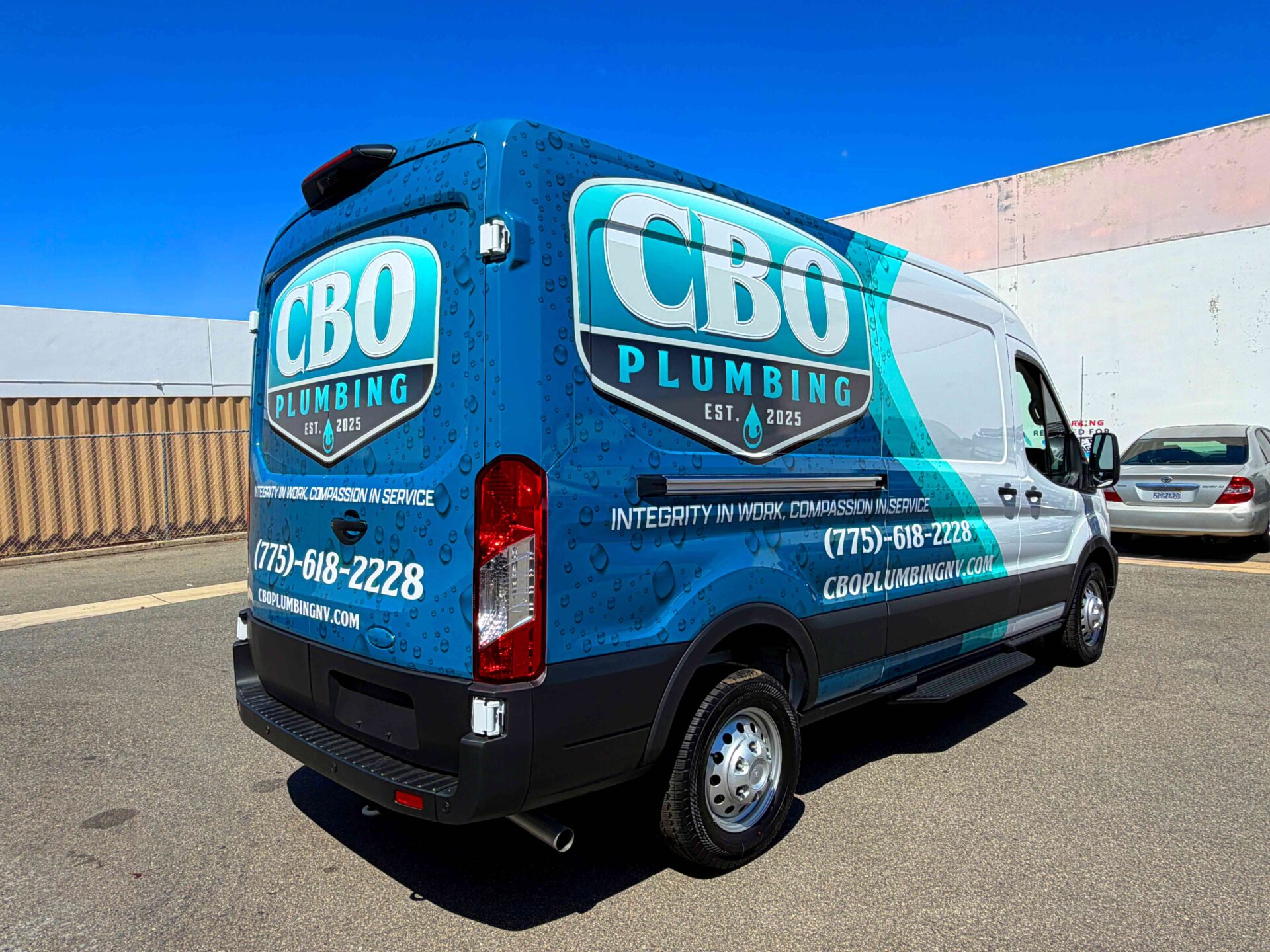 Partial Van Wrap Fleet For CBO Plumbing 4 Partial Van Graphics