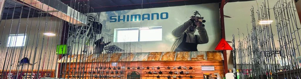 Custom Retail Store Wall Graphics for Shimano Fishing 1 Wall graphics for Shimano