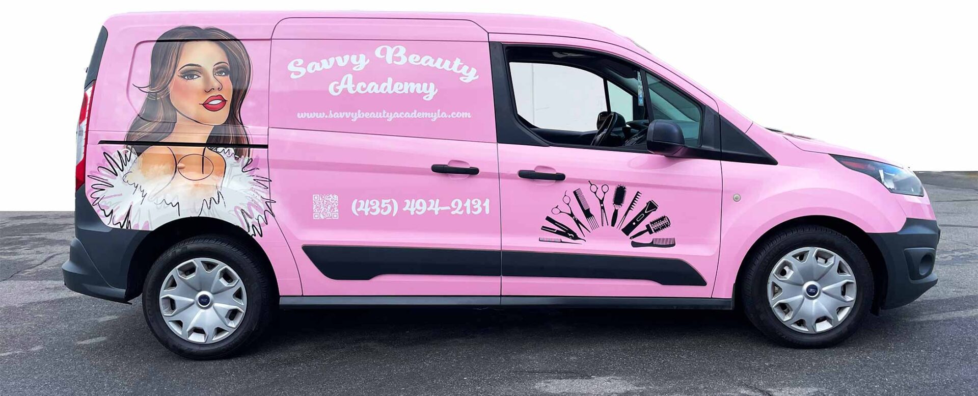 Transit connect van full wrap