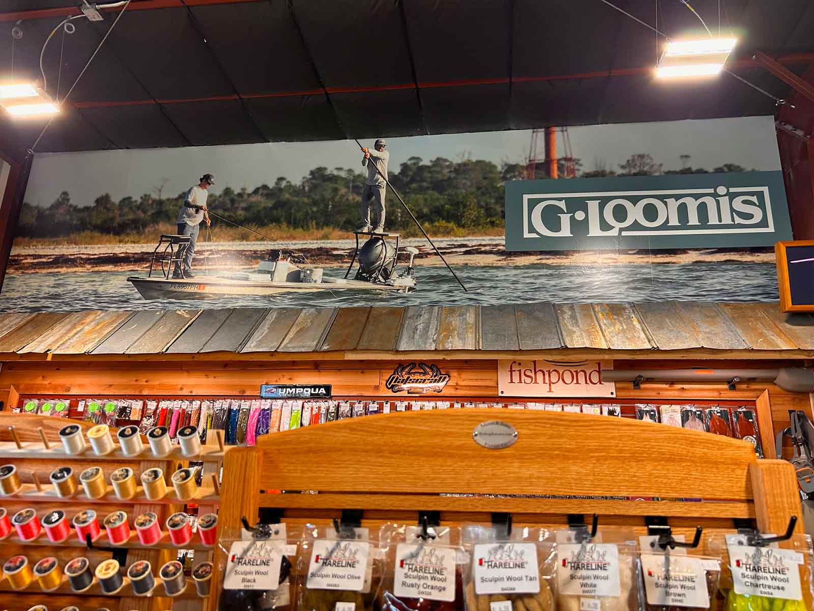 Custom Retail Store Wall Graphics for Shimano Fishing 5 50 State Installation