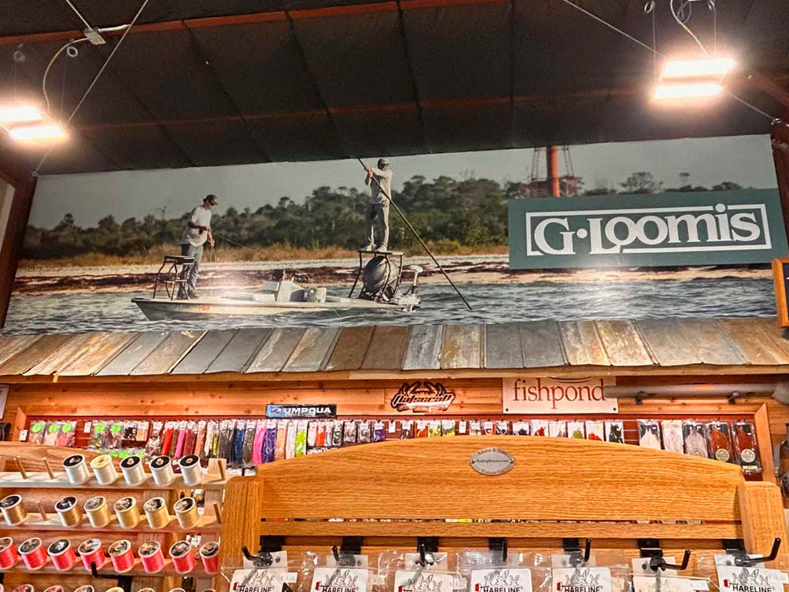 Custom Retail Store Wall Graphics for Shimano Fishing 3 Custom Retail Wall Murals