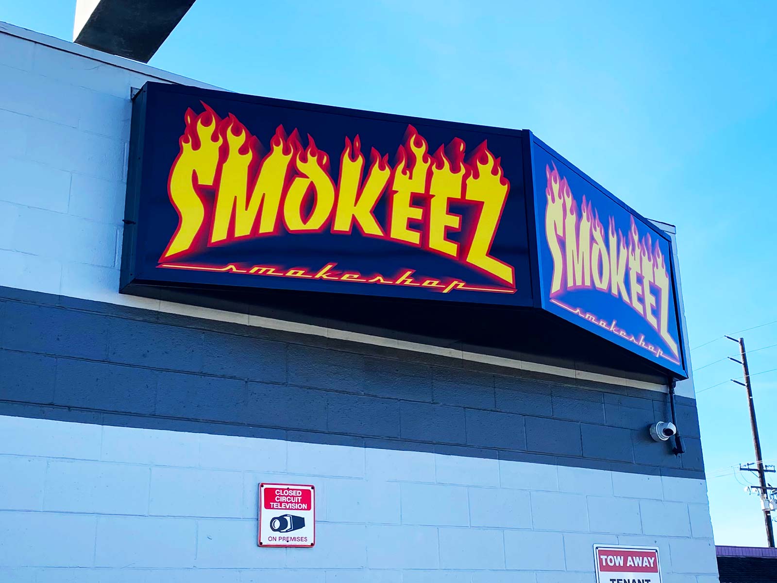 backlit acrylic signage