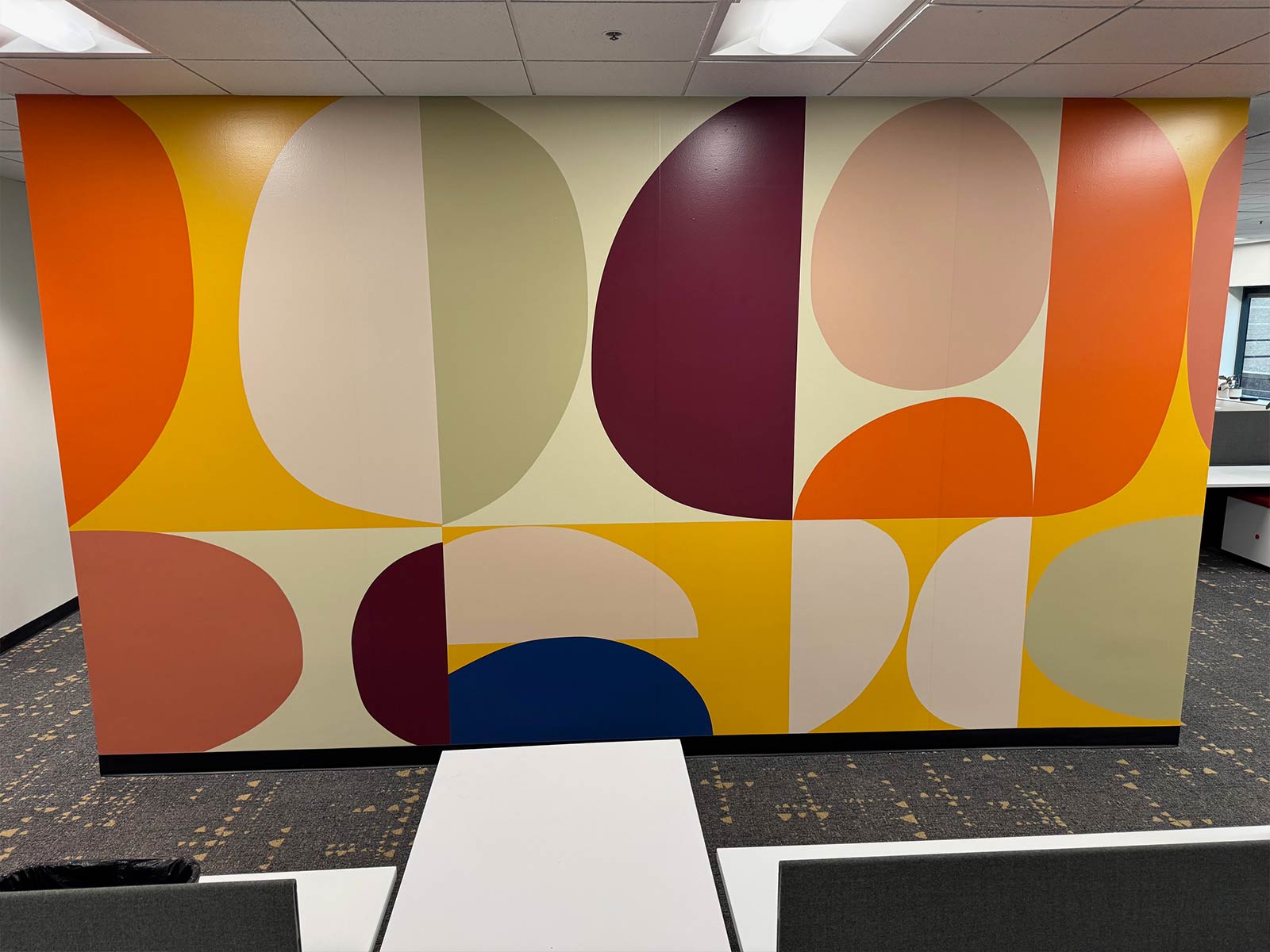Wall Graphics for City of Irvine 2 bright color wall graphic