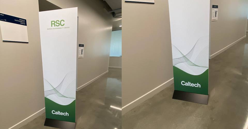 Standing signage