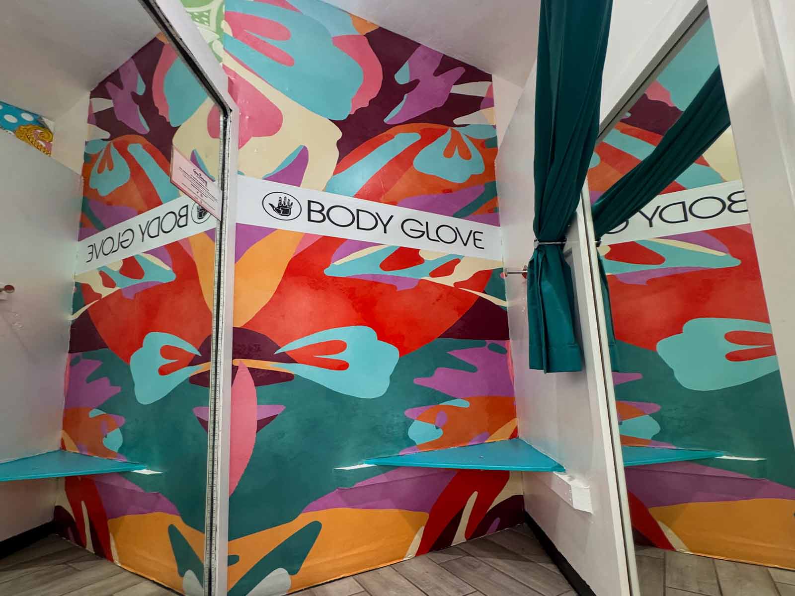 Retail Store Graphics for Gone Bananas Beachwear 5 change room decals