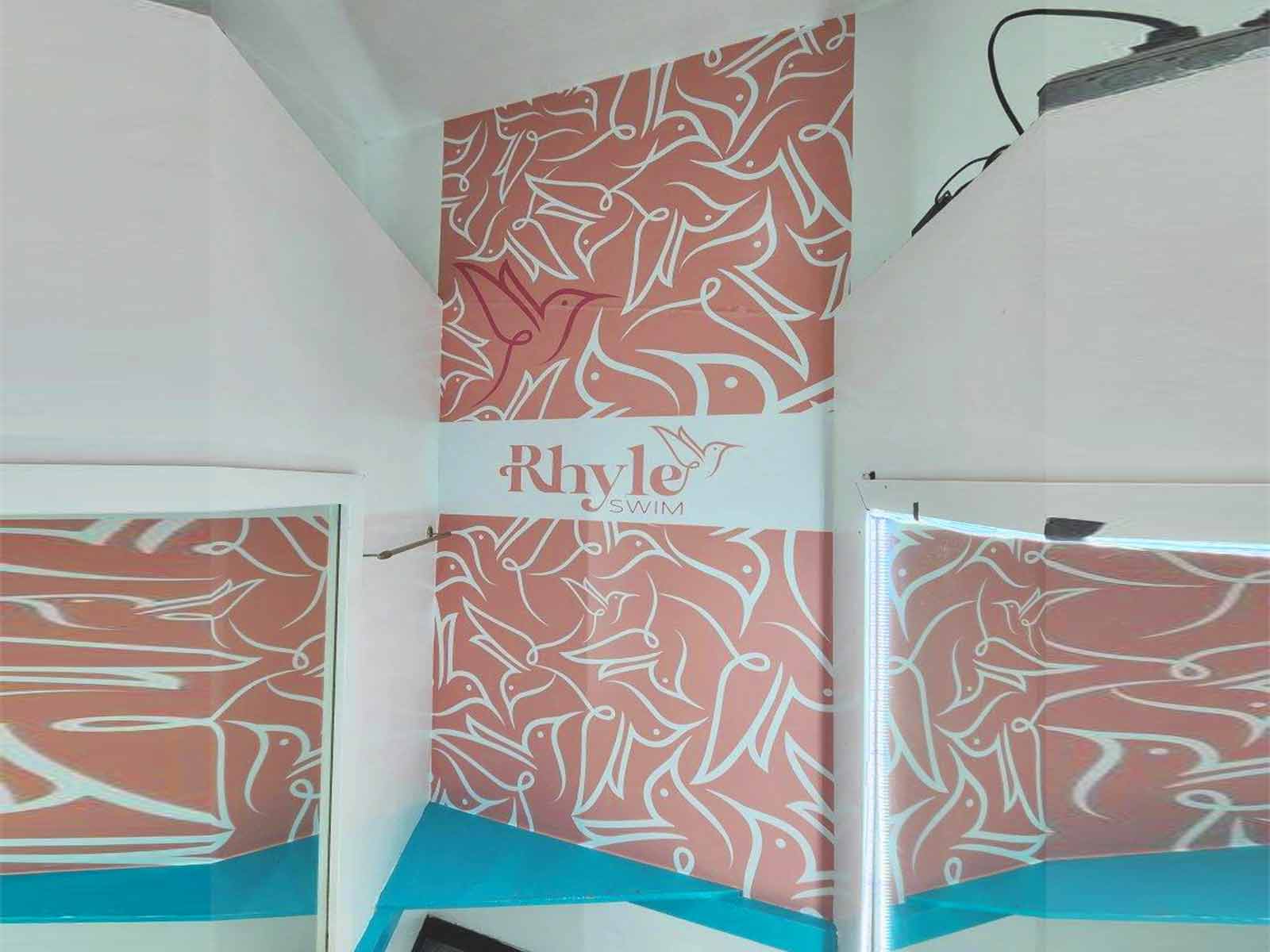 Retail Store Graphics for Gone Bananas Beachwear 8 change room graphics