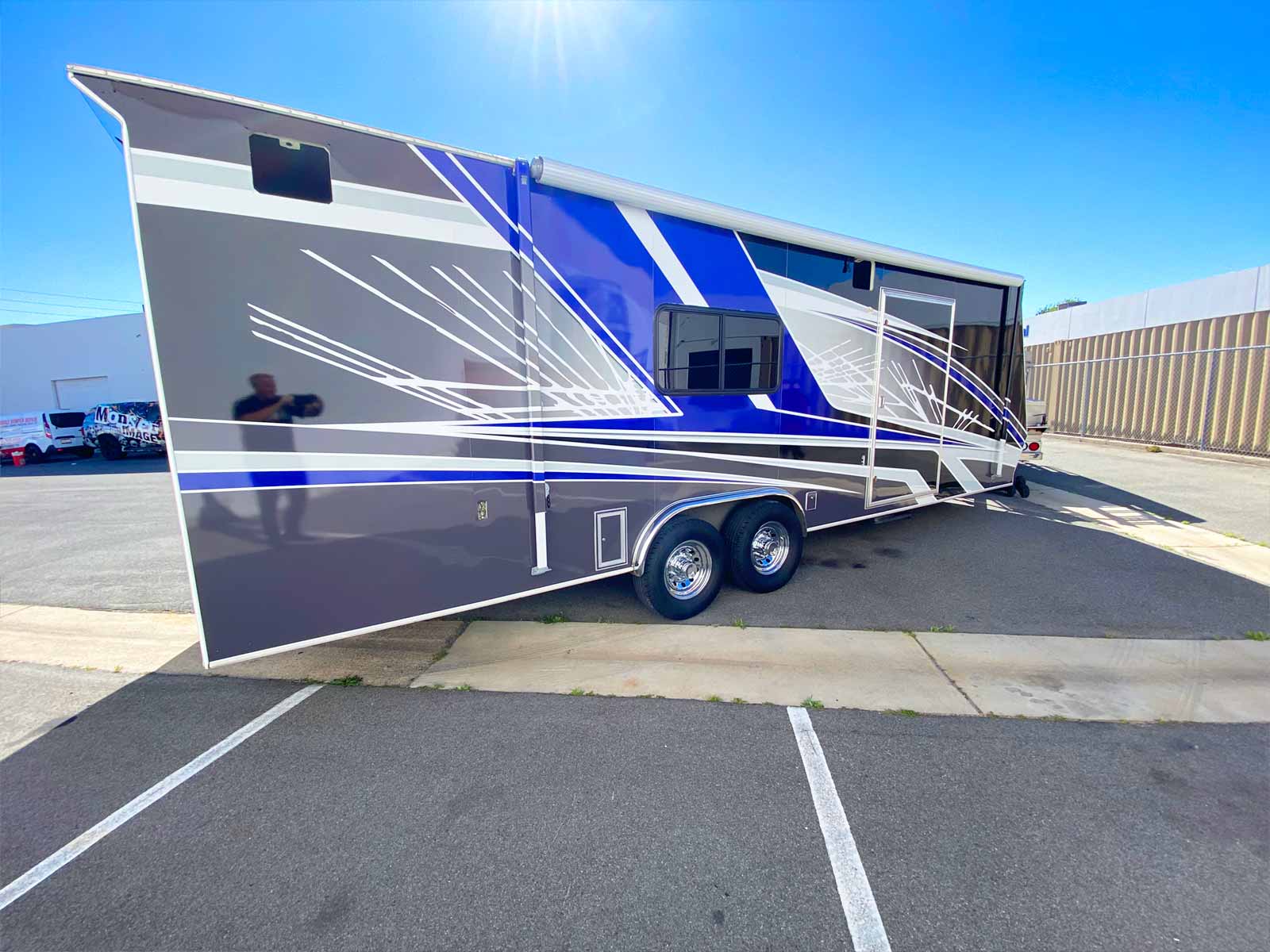 full trailer wrap