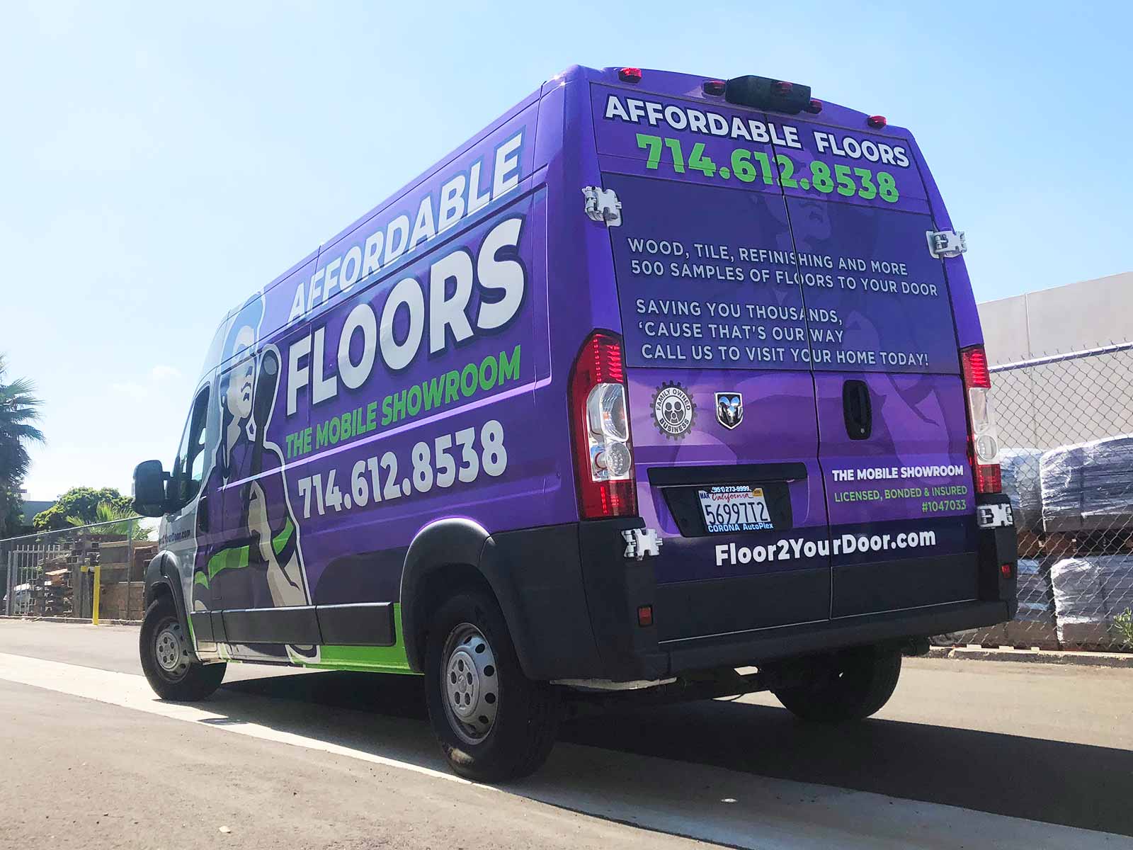 Full Van Wrap for Affordable Floors 2 highqualitydigitalprinting