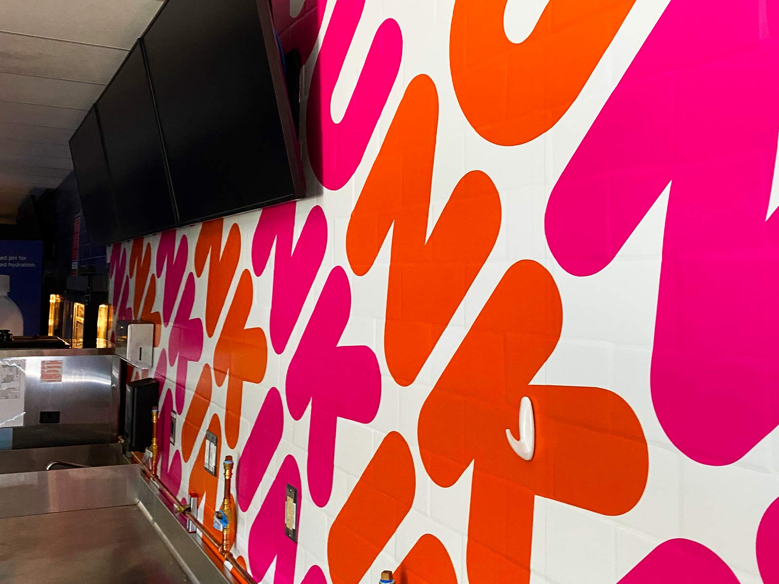 Custom Wall Graphics for Alliance Marketing and Dunkin Donuts 4 high quality vinyl installers
