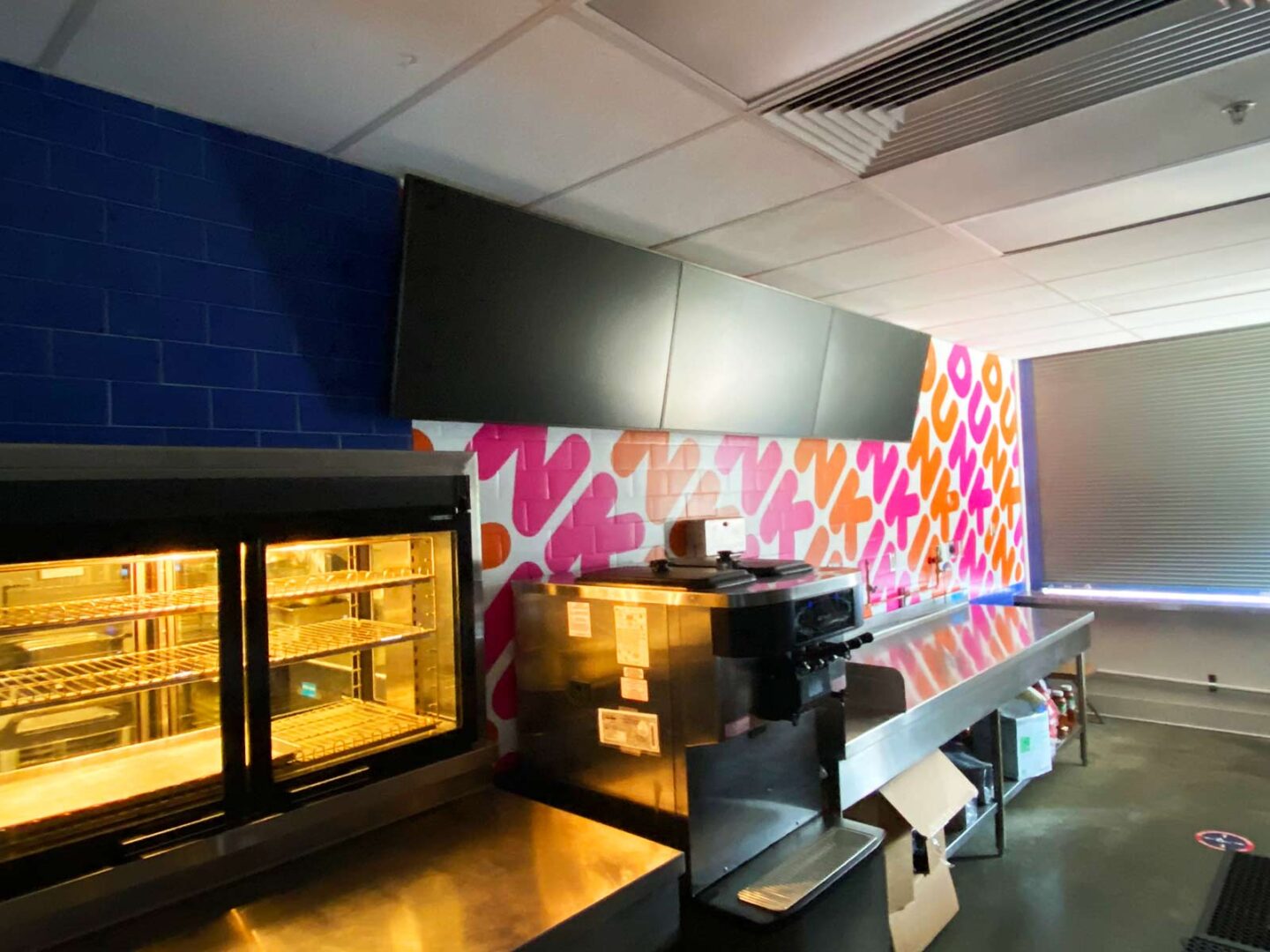 Custom Wall Graphics for Alliance Marketing & Dunkin Donuts