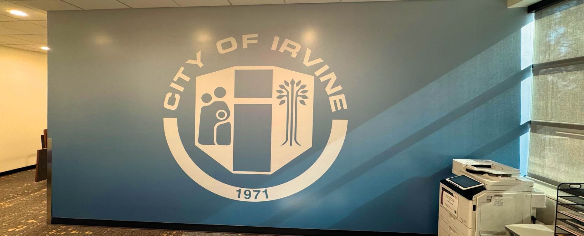 Wall Graphics for City of Irvine 7 large wall graphjc irvine