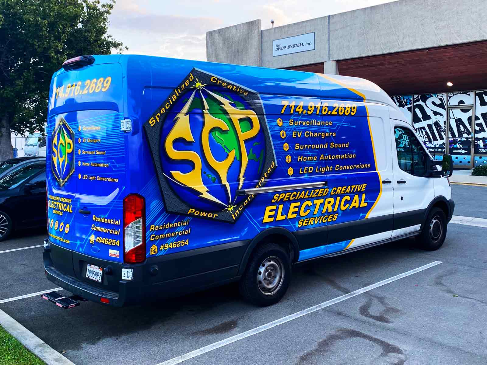 partial transit van wrap