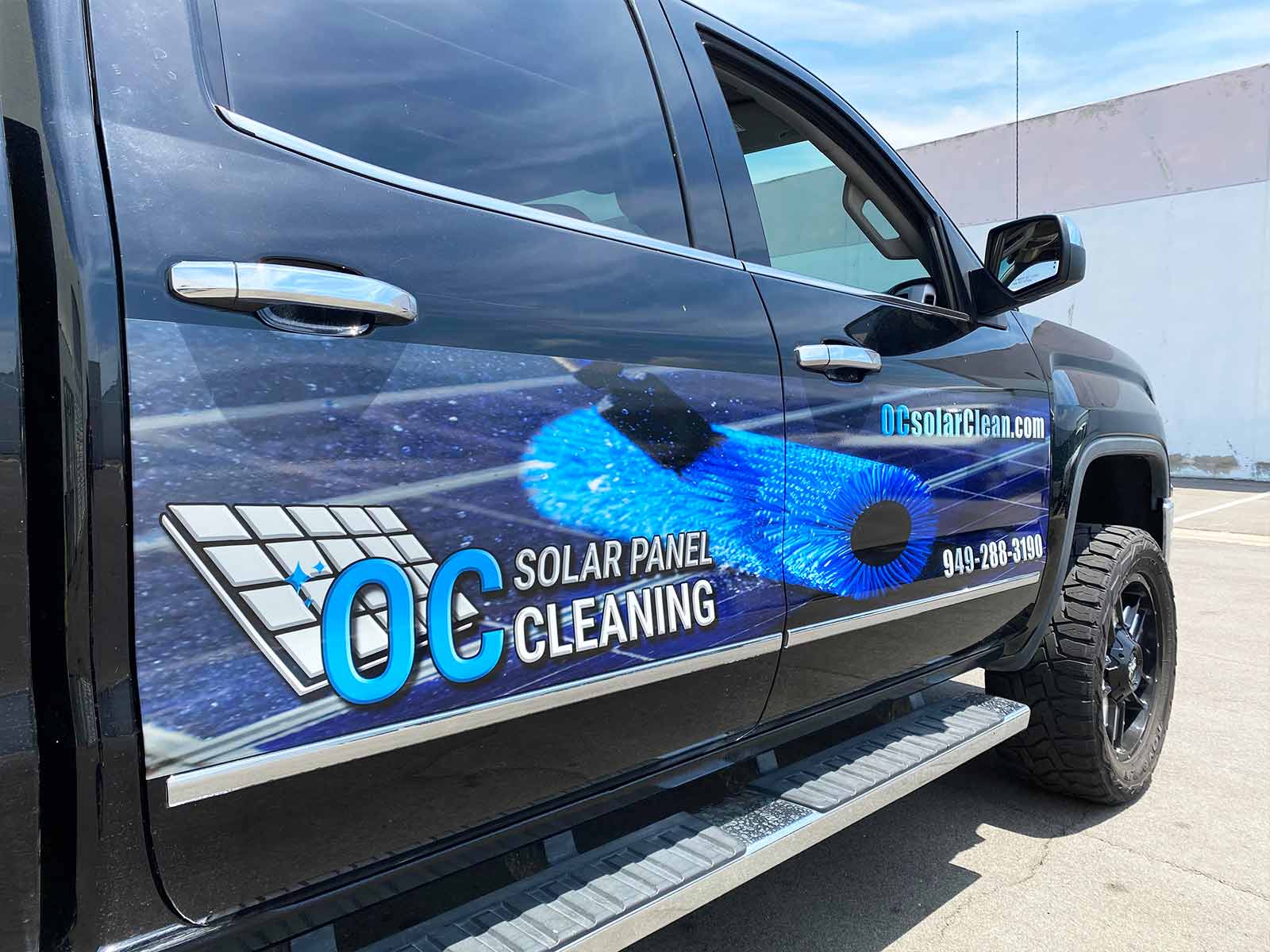 pickup truck partial wrap