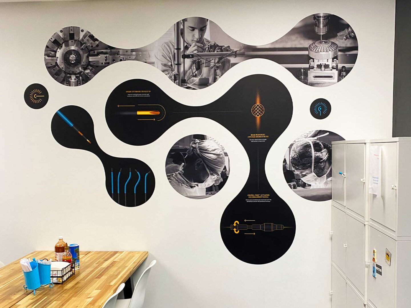 Custom Office Wall Graphics for Reflow Medical