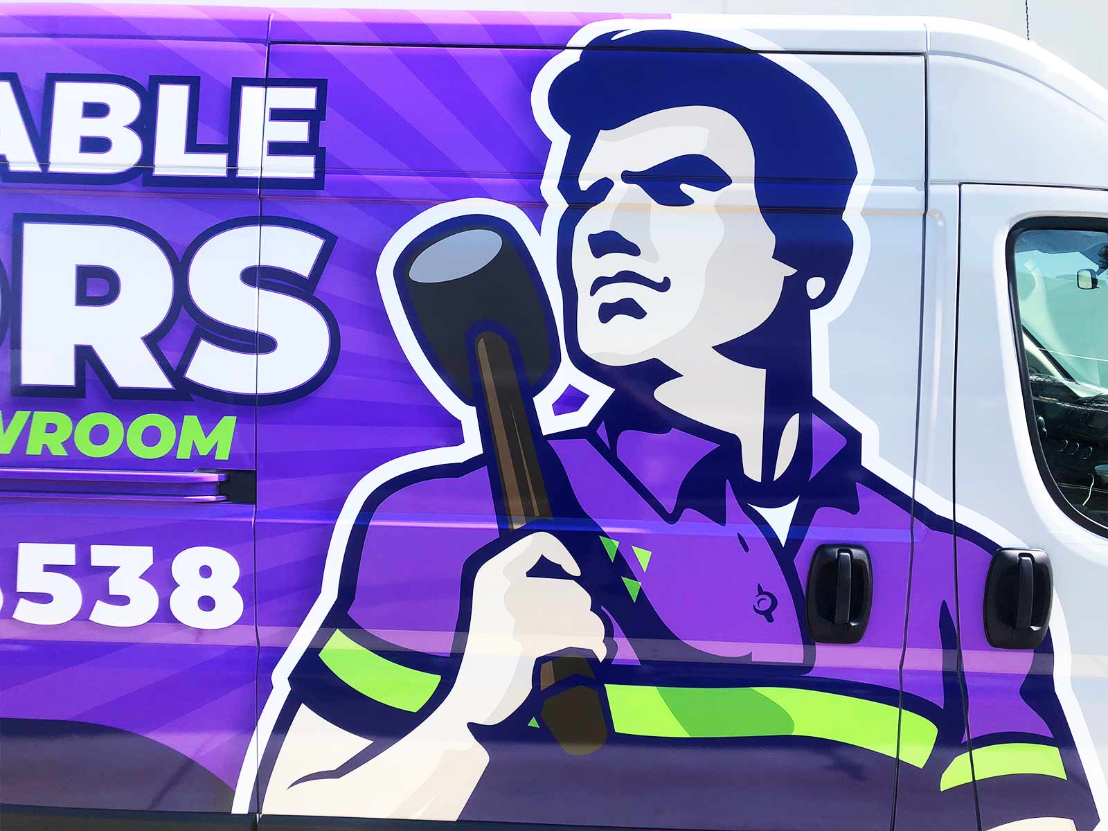 Full Van Wrap for Affordable Floors 3 vanpartialvehiclewrap