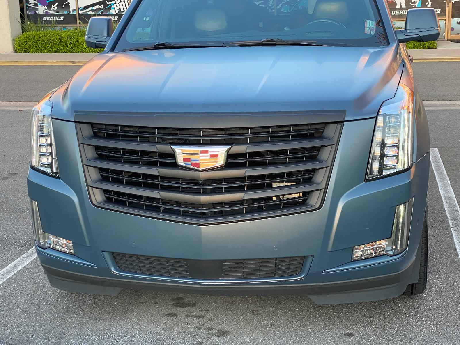 vehicle grill vinyl wrap