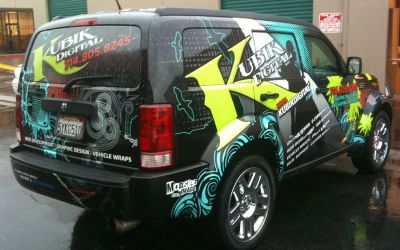 Full SUV vinyl wrap